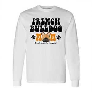 Maglietta a maniche lunghe French Kisses per la mamma del Bulldog Francese - Prodotto promozionale - Product Image 2