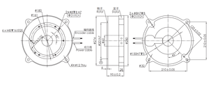 Motor de Accionamiento Directo sin Escobillas de Imán Permanente con Marco de 220 V Personalizado, Motor de Alto Torque - Product Image 6