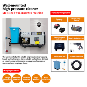 <span class=keywords><strong>Station</strong></span> de lavage de <span class=keywords><strong>voiture</strong></span> intégrée 5-en-1 - Eau haute pression, air, mousse et puissance tout-en-un - Product Image 3
