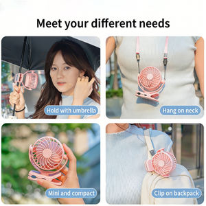 Mini ventilador con clip para sombrero, ventilador pequeño recargable por USB que se puede sujetar a una mochila, ventilador portátil - Product Image 5