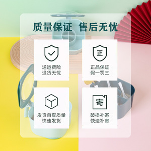 Spice Jar Four Compartment With Lid And Spoons For Home Use Solid Seasonings Storage <b>Container</b> M Size - Product Image 4