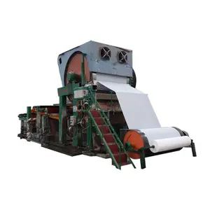 Automatic pulp machine Waste Paper As Raw Materials toilet paper making machine for sale rolling paper machine