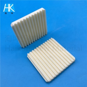 Kunden spezifische hochreine 99% 96% 99,5% 99,7% gerillte Al2O3 Aluminium oxid Keramik platte Block Chunk - Product Image 6