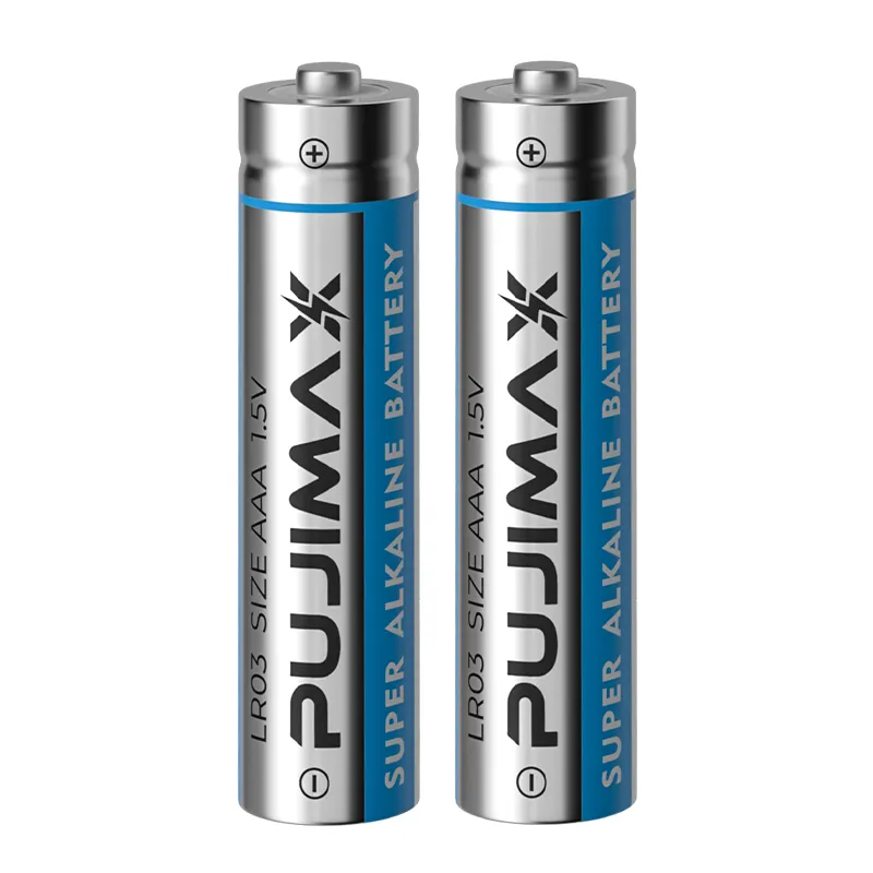 PUJIMAX 2PCS 1.5V AAALR03使い捨てアルカリ電池新しいスタイルの使い捨て電池スマートロック玩具用の超長寿命