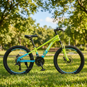 <span class=keywords><strong>Bicicleta</strong></span> infantil con apariencia genial, manillar antideslizante, <span class=keywords><strong>freno</strong></span> <span class=keywords><strong>de</strong></span> disco doble, horquilla delantera con amortiguación, <span class=keywords><strong>bicicleta</strong></span> para jóvenes <span class=keywords><strong>de</strong></span> 7 a 12 años - Product Image 3