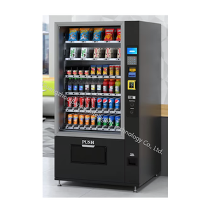 Hot bán 24 giờ công suất lớn tự động combo đồ ăn nhẹ đồ uống và thực phẩm Máy bán hàng tự động - Product Image 2