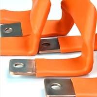 Barre omnibus isolée en cuivre étamé flexible, pôles en feuille de cuivre intégrée, conducteur souple 480V 630A, disjoncteur de distribution haute tension
