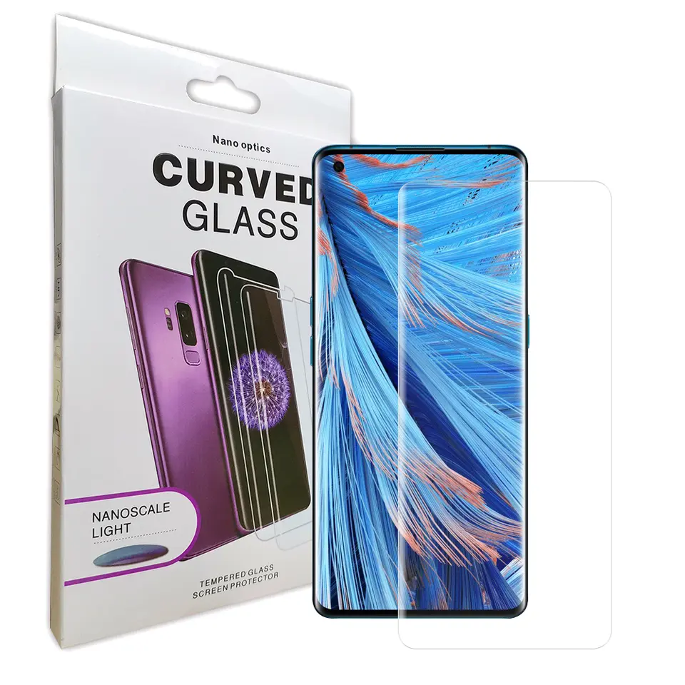UV Liquid Glue Tempered Glass For Oneplus 8 9 10 7 7T Pro 5 5T 6 6T 8T One Plus Nord N10 N100 Protective Film Screen Protector