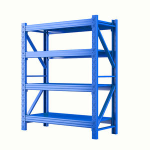 Étagère de rangement industrielle légère en acier, système de rayonnage d'entrepôt, unités d'étagères métalliques pour garage - Product Image 1