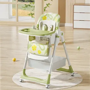 Sıcak satış çok fonksiyonlu restoran katlanabilir yükseltici koltuk bebek besleme yemek yüksek sandalye