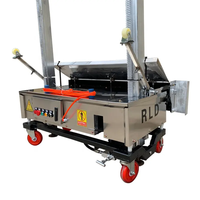 Made in China 220V Electric Automatic Wall Cement Rendering Machine Wall Mortar Plastering Machine
