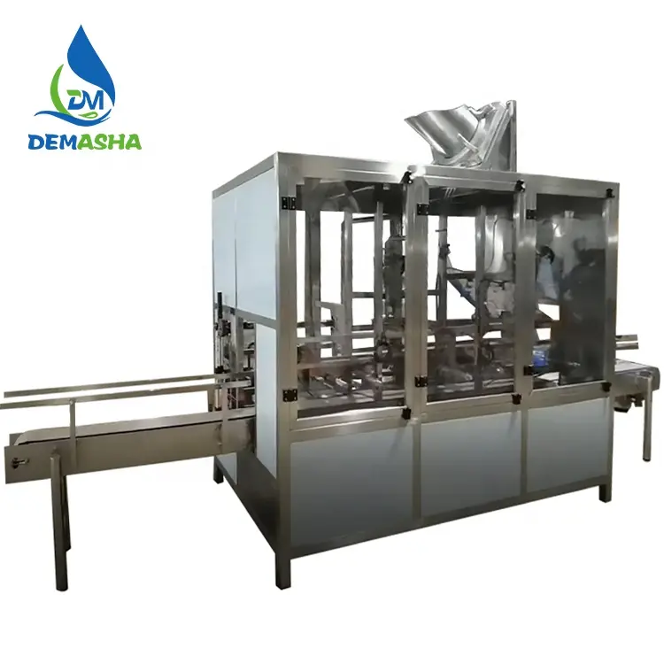 Dms Automatische Vloeibare Zuivere Minerale Soda Drinkwater Gebotteld Spoelen Vulling Capping 3 In 1 Water Botteling Machine