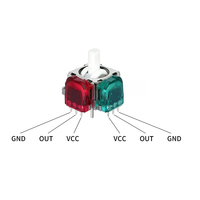 Module de capteur de joystick analogique 3D de remplacement pour PS4 PS5, capuchon de stick analogique, potentiomètre pour pièces de réparation de manette XBOX