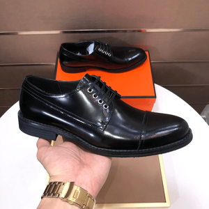 Zapatos Oxford Retro con Parte Superior de Cuero de Grano Completo, Suela de Goma/Látex y Forro de Tela para Todas las Estaciones, Entresuela de Goma Espumada - Product Image 5