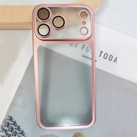 Nueva Funda Moderna Antirrayaduras Mate Translúcida de PC a Prueba de Golpes para iPhone 16 17 Pro Max, Estilo Ejecutivo