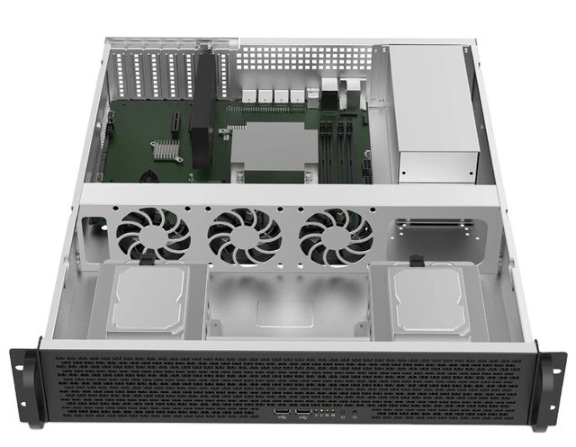 Heavy Duty 4U 24-Bay Hot-Swap Server Chassis | SAS/SATA HDD Backplane | for GPU & Storage Systems