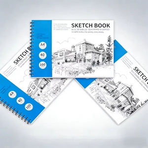 Cuaderno de Dibujo de Hojas Sueltas con Espiral y Tapa Dura, Papel Grueso para Acuarelas, para Estudiantes de Arte, Pintura a Mano, Suministros para Regalos - Product Image 2
