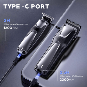 <span class=keywords><strong>Tondeuse</strong></span> à cheveux professionnelle sans fil 7000 tr/min à lames zéro, rechargeable USB-C, pour <span class=keywords><strong>barbe</strong></span> et cheveux, pour hommes - Product Image 5