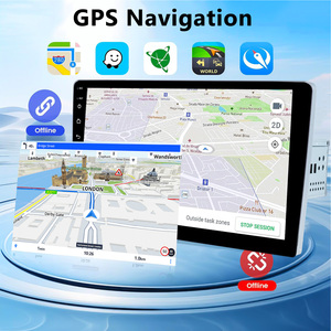 8667 Phổ 10.1Inch 1DIN Xe Máy Nghe Nhạc Android Tự Động Màn Hình Cảm Ứng Xe Đài Phát Thanh Máy Nghe Nhạc 8 Core 4G Carplay Wifi FM DSP AM DSP - Product Image 4