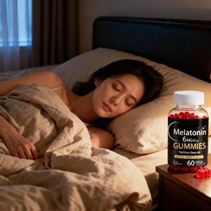 Melatonin Gummies nhà máy bán hàng trực tiếp tùy chỉnh Melatonin Gummies tự nhiên Vitamin 6mg Melatonin hỗ trợ giấc ngủ vitamin bổ sung - Product Image 2