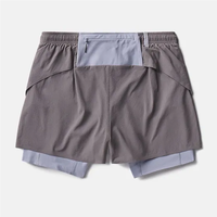Performance légère En Gros Mesh Running Training Split Shorts Homme Short En Nylon D'entraînement Avec Doublure