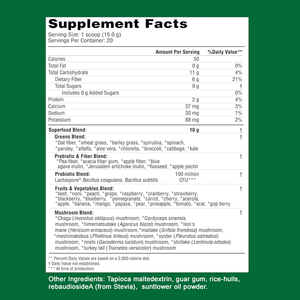 Suplemen Super Greens Super <span class=keywords><strong>Food</strong></span> Powder Buah, Sayuran, Jamur & Probiotik untuk Mendukung Energi - Product Image 2