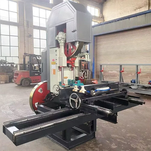 Scie à ruban verticale électrique automatique pour la coupe de bois brut en bûches - Product Image 6