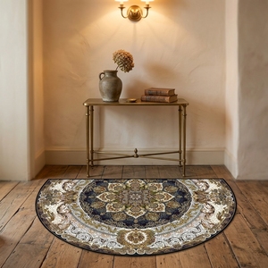 HAPTON Tapis de porte imprimé motif géométrique semi-circulaire Persie 40x60cm pour salon - Product Image 1