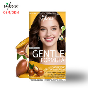 Crème colorante pour cheveux brun foncé, ton naturel, couvrance totale, longue durée, hydratante, brillance lisse, anti-dessèchement, professionnelle, OEM ODM - Product Image 1