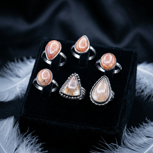 Natural Diamond Vintage 18K <b>Gold</b> Plated Gemstone <b>Rings</b> Handmade Brass Bezel <b>Set</b> Statement <b>Ring</b> Boho Jewelry Gift Women - Product Image 5