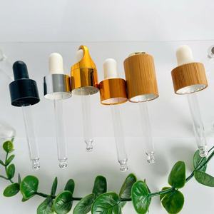 Hiện Đại Chai Nhỏ Giọt Thực Phẩm Cấp Sang Trọng Pha Lê Mỹ Phẩm Dầu Thủy Tinh Vuông Phẳng Trong Suốt 50 Ml Chai Nhỏ Giọt Với Nhỏ Giọt - Product Image 5