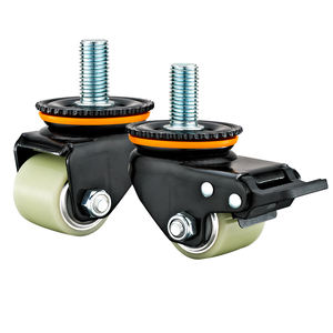 2 2.5 <span class=keywords><strong>3</strong></span> इंच भारी शुल्क कम प्रोफ़ाइल कैस्टर 75*75 मिमी छेद स्पेस एल्यूमीनियम कोर व्हील - Product Image 6