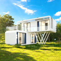 KT - Design moderne et élégant - Panneaux sandwich préfabriqués - Bâtiment modulaire en acier - Bureau portable - Mini-cabane - Conteneur habitable - Hôtel