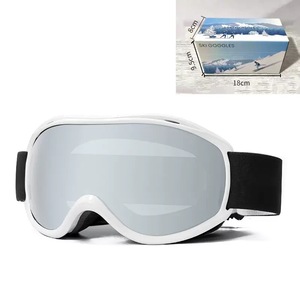 Pièces de moto, lunettes de ski d'extérieur à vente chaude, double couche anti-buée, lunettes de ski sphériques pour adultes, lunettes professionnelles - Product Image 4