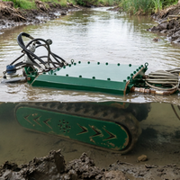 Robot de dragage visuel intelligent, équipement de surveillance en temps réel sous-marin pour l'élimination de la boue du fond des réservoirs