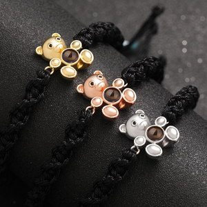 Braccialetti con Proiezione Foto Personalizzata, '<span class=keywords><strong>Ti</strong></span> Amo' in 100 Lingue, Gioielli Personalizzati, Bracciale con Orsetto Fatto a Mano, Vendita all'Ingrosso - Product Image 4