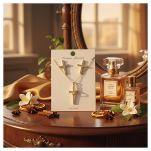 Exclusive Set di gioielli di lusso con donne con Eau De Toilette donna profumo orientale speziato con fiori di agrumi - Product Image 2