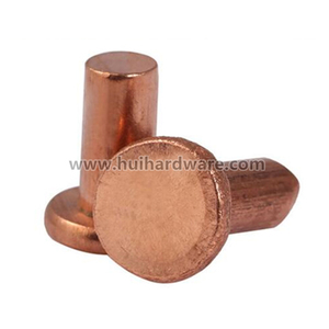 Remache de Cobre Sólido con Cabeza Plana - Product Image 5
