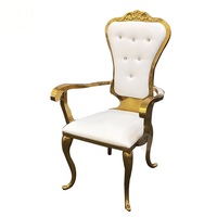 Silla de acero inoxidable al por mayor para salón de bodas, fabricante OEM