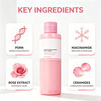 Crème Visage Rose à la Niacinamide Hydratante Apaisante Soin Quotidien Texture Soyeuse Non Grasse Marque Privée