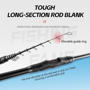 <span class=keywords><strong>Cañas</strong></span> de Pescar Telescópicas de Carbono FISHINGFANS de 3.6m/3.9m/4.2m/4.5m, Acción Rápida, Mango de EVA, para Pesca de <span class=keywords><strong>Surfcasting</strong></span>, Spinning, Roca y Mar - Product Image 3