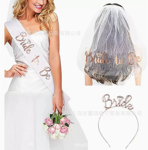 DAMAI Accesorios de Boda al por Mayor, Diadema de Novia, Velo Transparente Blanco, Suave y Duradero, Tocado para Fiesta Nupcial - Product Image 2