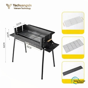 Outdoor Charcoal Grill Metal <b>Portable</b> <b>BBQ</b> Stove for <b>Camping</b> Cooking - Product Image 4