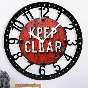 Horloge murale circulaire en fer de 25 cm avec une production et des délais de livraison efficaces - Product Image 3