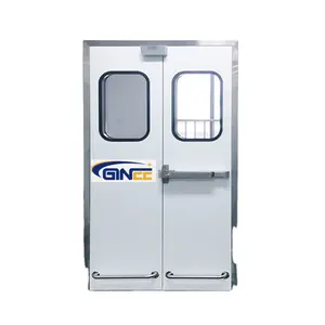 Ginee Medical porta di fuga personalizzabile dotata di serratura di fuga in acciaio inossidabile porta singola battente porta di sicurezza