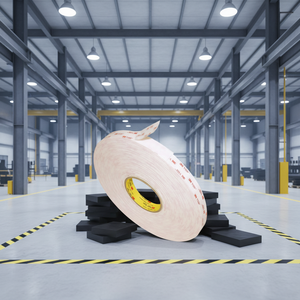 Película Acrílica Adhesiva de Doble Cara 3M 4932 4952, Resistente al Calor, con Revestimiento Rojo, Adhesivo de Enmascaramiento - Product Image 1