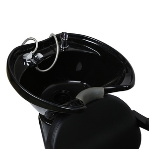 Sillón de Barbería de Lujo Ligero 2025, de Cuero con Lavabo de Cerámica, Semi-Reclinable - Product Image 2