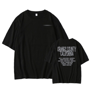 Vente en gros Kpop Idol HEESEUNG <span class=keywords><strong>JAY</strong></span> JAKE SUNGHOON SUNOO JUNGWON NI-KI Orange County T-shirt à manches courtes - Product Image 4