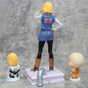 ฟิกเกอร์ตุ๊กตาผ้า CPR Android 18 Villain Series รุ่นที่สี่ GK พร้อมโมเดลฟิกเกอร์แอคชั่นคริลลินแบบสองหัว - Product Image 5