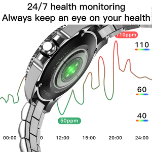 Montre connectée intelligente pour homme, écran AMOLED, affichage nocturne, chargeur sans fil IP68, NFC, sport, smartwatch - Product Image 5